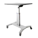 Startech Sit Stand Mobile Workstation - Rolling Desk - One-touch Heig ( Stscart )