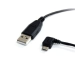 STARTECH 1 Ft / 30cm Micro Usb Cable - A To Left UUSBHAUB1LA