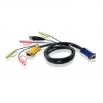 ATEN  1.2m Usb Kvm Cable With Audio To Suit 2L-5301U