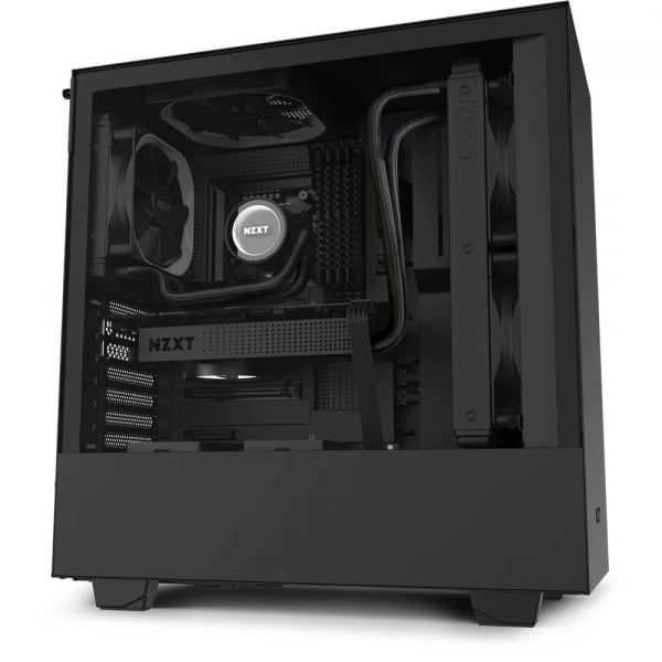 NZXT H510 Compact Mid Tower Case Matte Black NZT-CA-H510B-B1