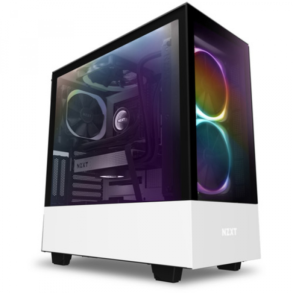 NZXT H510 Elite Premium Compact Mid Tower Case Matte White NZT-CA-H510E-W1