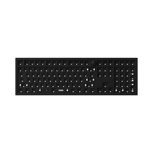 Keychron Q6 QMK Hot-Swappable Mech Knob Keyboard Black - Barebone Only ...