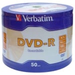 VERBATIM Dvd-r 4.7gb 50pk Bulk Silver Shiny 95203