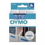 Dymo D1 Black on Blue Tape 12mmx7m S0720560