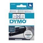 Dymo D1 Blue on White Tape 9mm X7m S0720690