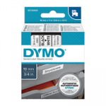 Dymo D1 Black on White Tape 19mmx7m S0720830