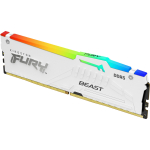 Kingston Fury Beast RGB 64GB (32GBx2) DDR5 5600MT/s CL36 DIMM Memory White