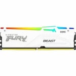 Kingston Fury Beast RGB 64GB (32GBx2) DDR5 6000MT/s CL36 DIMM Memory White