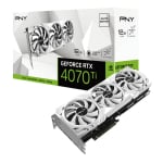 PNY GeForce RTX 4070 Ti LED Verto 12GB Graphics Card White