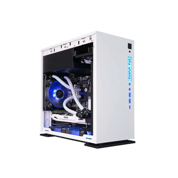 InWin 301C RGB Tempered Glass Micro-ATX Case White 301C-WHITE | Zylax ...