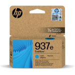 HP 937e EvoMore Cyan Original Ink Cartridge