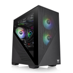 Thermaltake Divider 170 Tempered Glass ARGB Micro-ATX Case Black