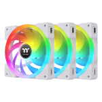 Thermaltake SWAFAN EX12 RGB 120mm Magnetic PWM Cooling Fan White 3 Pack