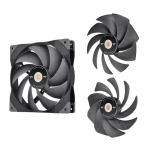 Thermaltake SWAFAN GT14 140mm PC Cooling Fan Black