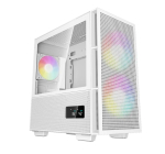 Deepcool CH360 Digital WH Micro ATX Case, White T/G Window NO PSU