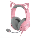 Razer Kraken Kitty V2-USB Headset with RGB Kitty Ears - Quartz