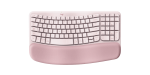 Logitech Wave Keys Wireless Ergonomic Keyboard Rose