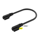 Corsair iCUE LINK 2x135mm Slim 90 Degree Cable Black