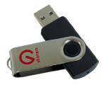 Shintaro 64GB Rotating Pocket Disk Flash Drive Memory