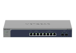 Netgear MS510TXM 8-Port Multi-Gigabit/10G Ethernet Smart Switch with 2 SFP+ Port