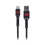 Monster USB-C to USB-A Braided 2m Cable Black