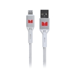 Monster Lightning to USB-A Braided 2m Cable White