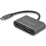 Startech USB-C to VGA and HDMI Adapter Space Grey