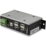 Startech 4 Port USB 2.0 Hub - Metal/Industrial - Extended Temp/ESD