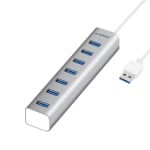 Mbeat 7-Port USB 3.0 Hub with Power Grey