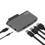 Mbeat Edge Go Multifunction USB- C Hub for Microsoft Surface Go Tablet