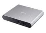 Aten 2-Port USB-C KVM Switch Dock with Power Pass-through