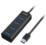 Mbeat 4-Port USB 3.0 Hub Black