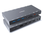 Mbeat 15-in-1 Triple Display USB-C Dock Grey