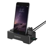 Orico 3-Port USB2.0 Docking Station With 1m USB 3.0 Black