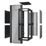 APC by Schneider Electric AR3307X610 NetShelter SX 48U 600mm Wide x 1200mm Deep Enclosure Without Doors Black