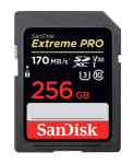 Sandisk 256GB Extreme PRO UHS-I SDXC 170MB/s Memory Card