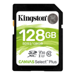 Kingston 128 GB Canvas Select Plus SDXC UHS-I Flash Memory Card