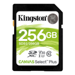 Kingston Canvas Select Plus Memory Card 256 GB SDXC Class 10 UHS-I