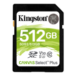 Kingston Technology Canvas Select Plus Memory Card 512 GB SDXC Class 10 UHS-I