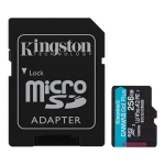 Kingston 256GB Canvas Go Plus UHS-I Class 10 microSD Memory Card