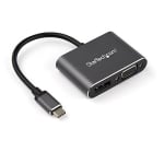 StarTech USB C Multiport Video Adapter - USB-C to 4K 60Hz DP or VGA CDP2DPVGA