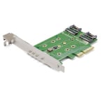 StarTech 3-Port M.2 SSD (NGFF) Adapter Card PEXM2SAT32N1