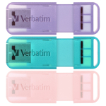 Verbatim PopUp USB2.0 Drive 32GB Triple Pack - Pastel Colours 66760