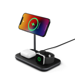 Cygnett Magdesk 15w 3-in-1 Magnetic Wireless Charger Black