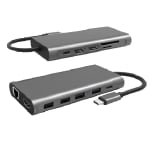 Cygnett Unite 12-in-1 Usb-c Multiport Hub Adapter Dock, 4xusb-a 2xusb-c (