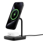 Cygnett Chargebase 2-in-1 Magnetic Wireless Charger Black