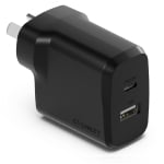 Cygnett Powerplus 32w Dual Port (20w Usb-c + 12w Usb-a) Pd Fast Wall Char