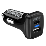 Choetech TC0005 36W 2-Port USB-C - USB-A Quick Charge Car Charger