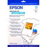 Epson Iron-On Transfer Paper A4 124gsm Pack 10 Sheets