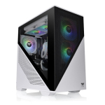 Thermaltake Divider 170 Tempered Glass ARGB Micro-ATX Case Snow